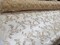 1 Yard Gold Metallic Flowers Sequins Mesh Lace Fabric for Tablecloths and Costumes